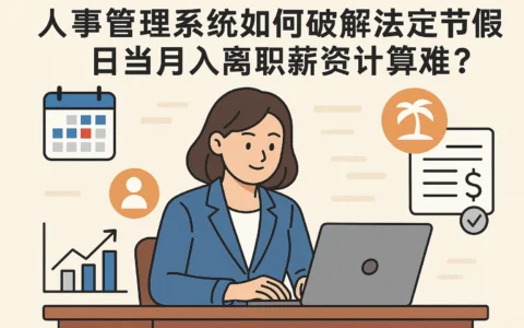 人事管理系统如何破解法定节假日当月入离职薪资计算难题？