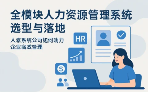 全模块人力资源管理系统选型与落地：人事系统公司如何助力企业高效管理