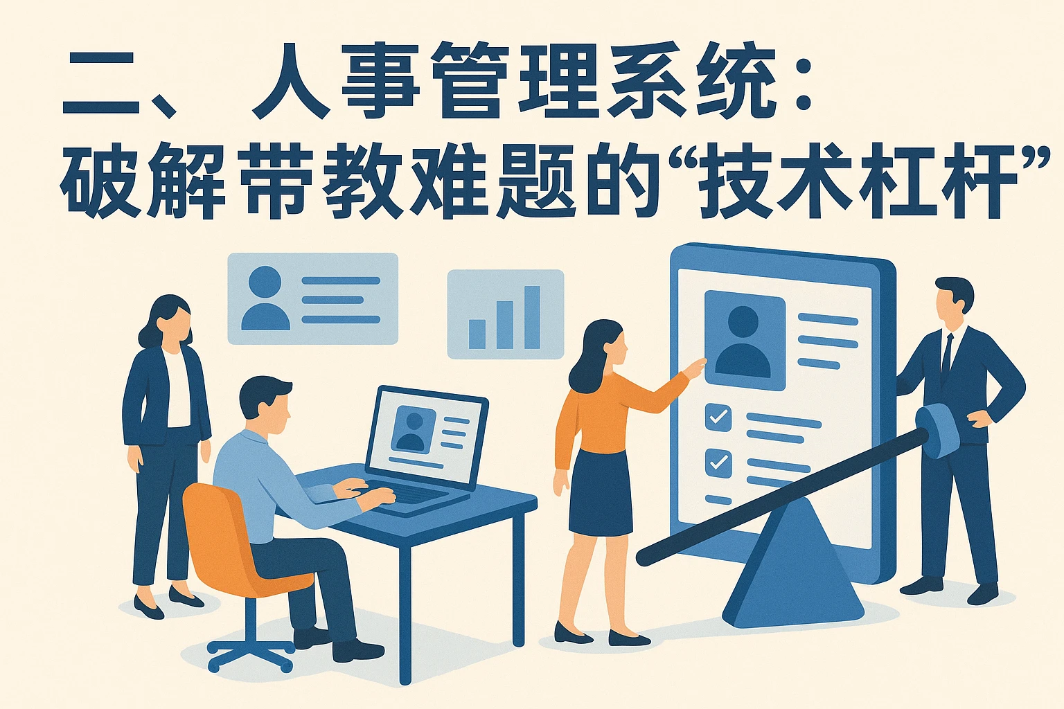 二、人事管理系统：破解带教难题的“技术杠杆”