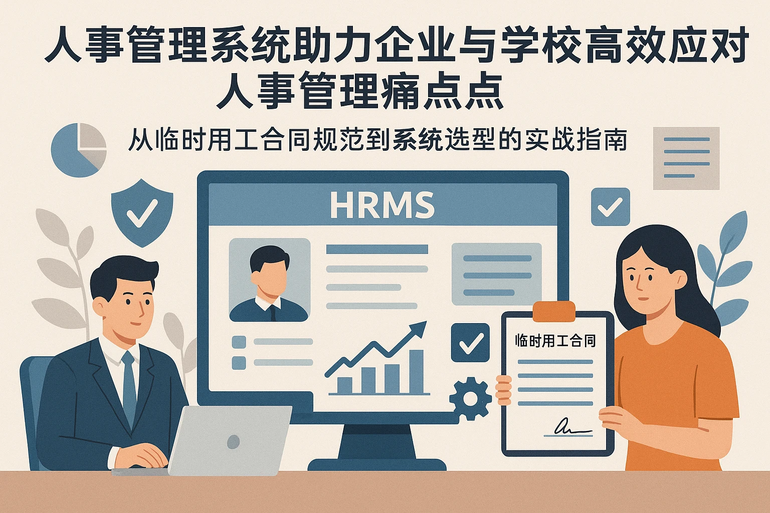 人事管理系统助力企业与学校高效应对人事管理痛点——从临时用工合同规范到系统选型的实战指南
