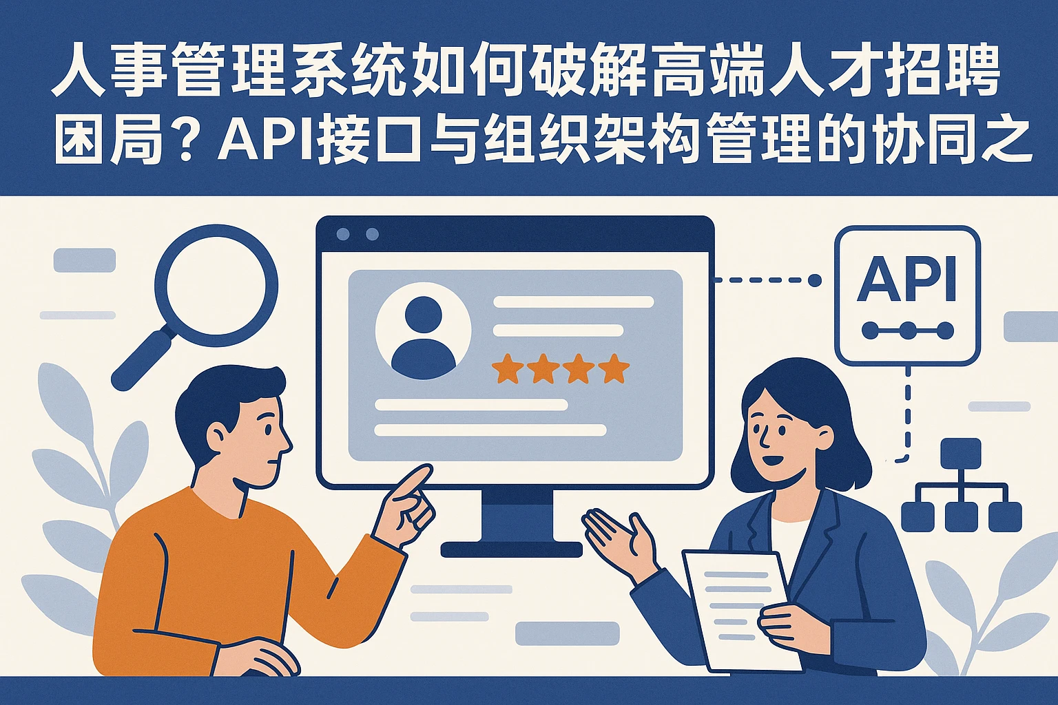 人事管理系统如何破解高端人才招聘困局？API接口与组织架构管理的协同之道