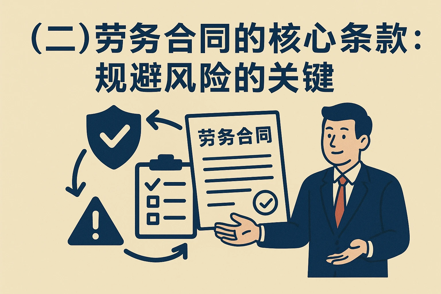 （二）劳务合同的核心条款：规避风险的关键