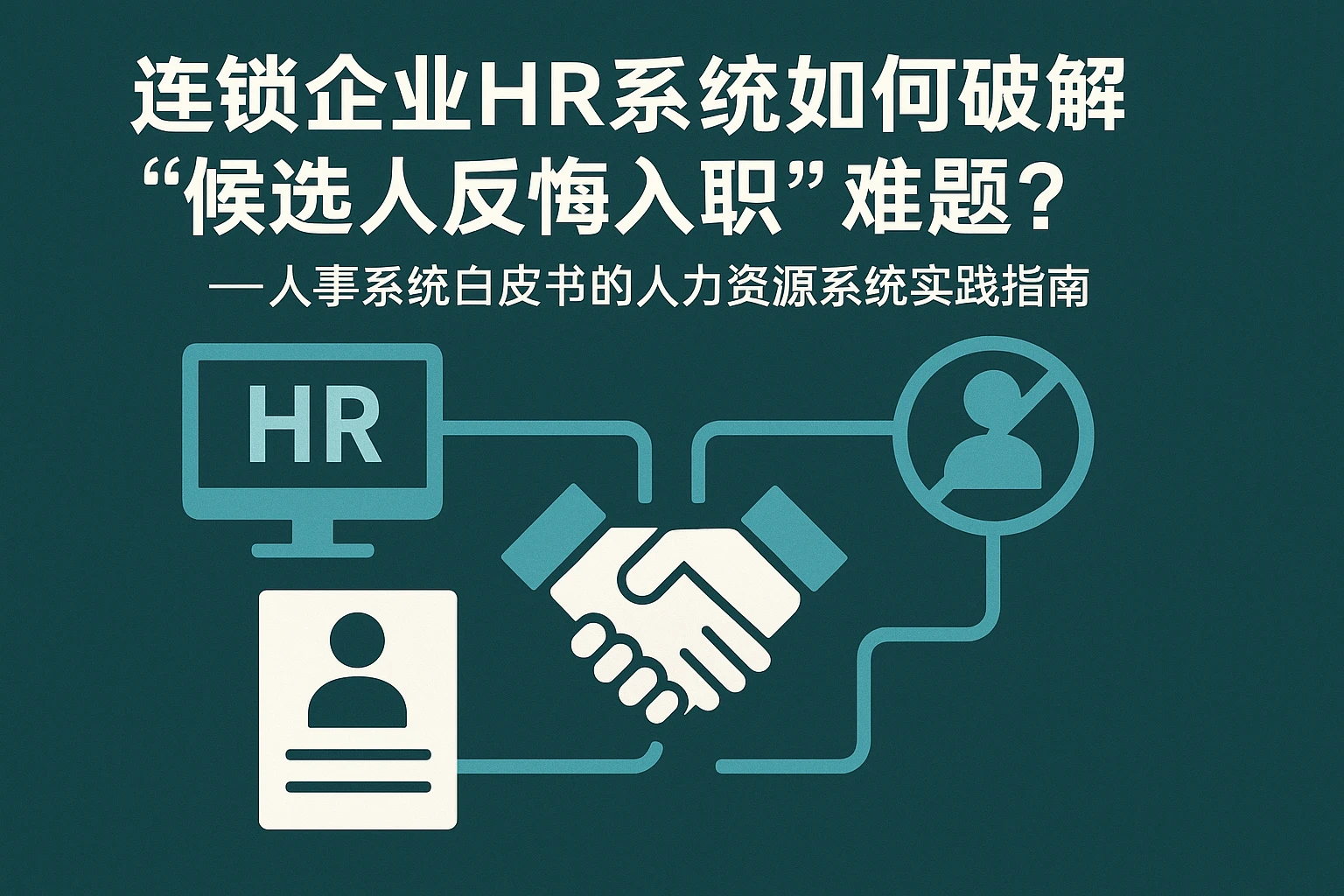 连锁企业HR系统如何破解“候选人反悔入职”难题？——人事系统白皮书的人力资源系统实践指南