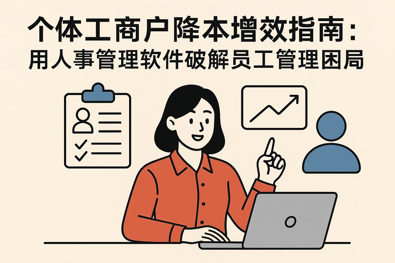 个体工商户降本增效指南：用人事管理软件破解员工管理困局