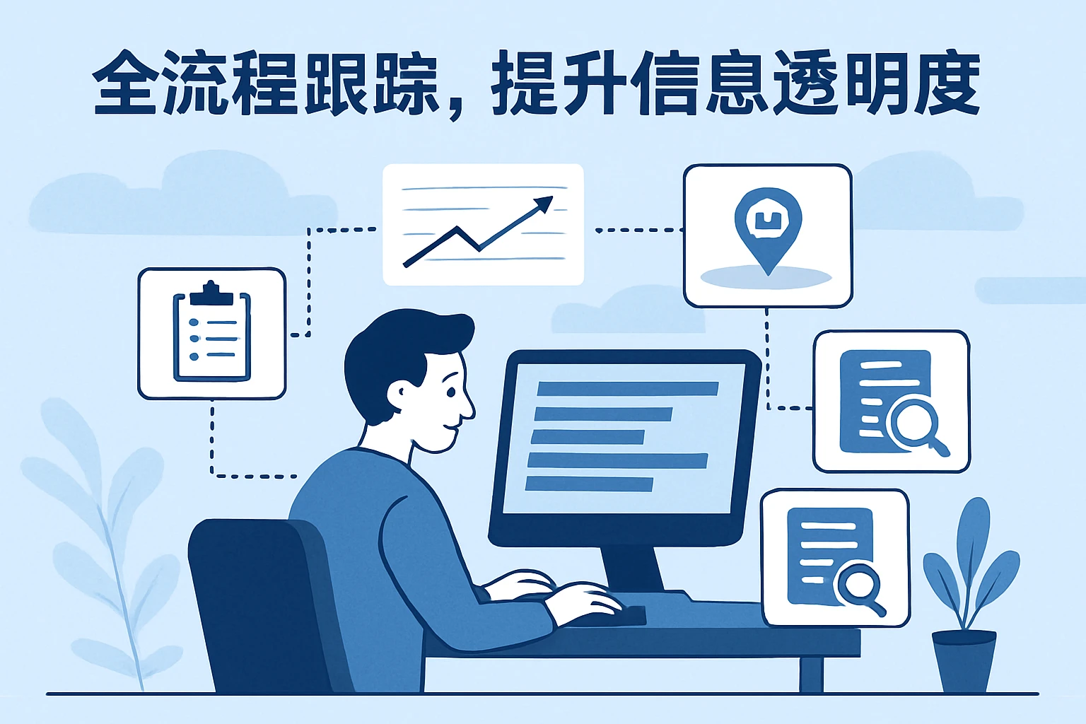 2. 全流程跟踪，提升信息透明度