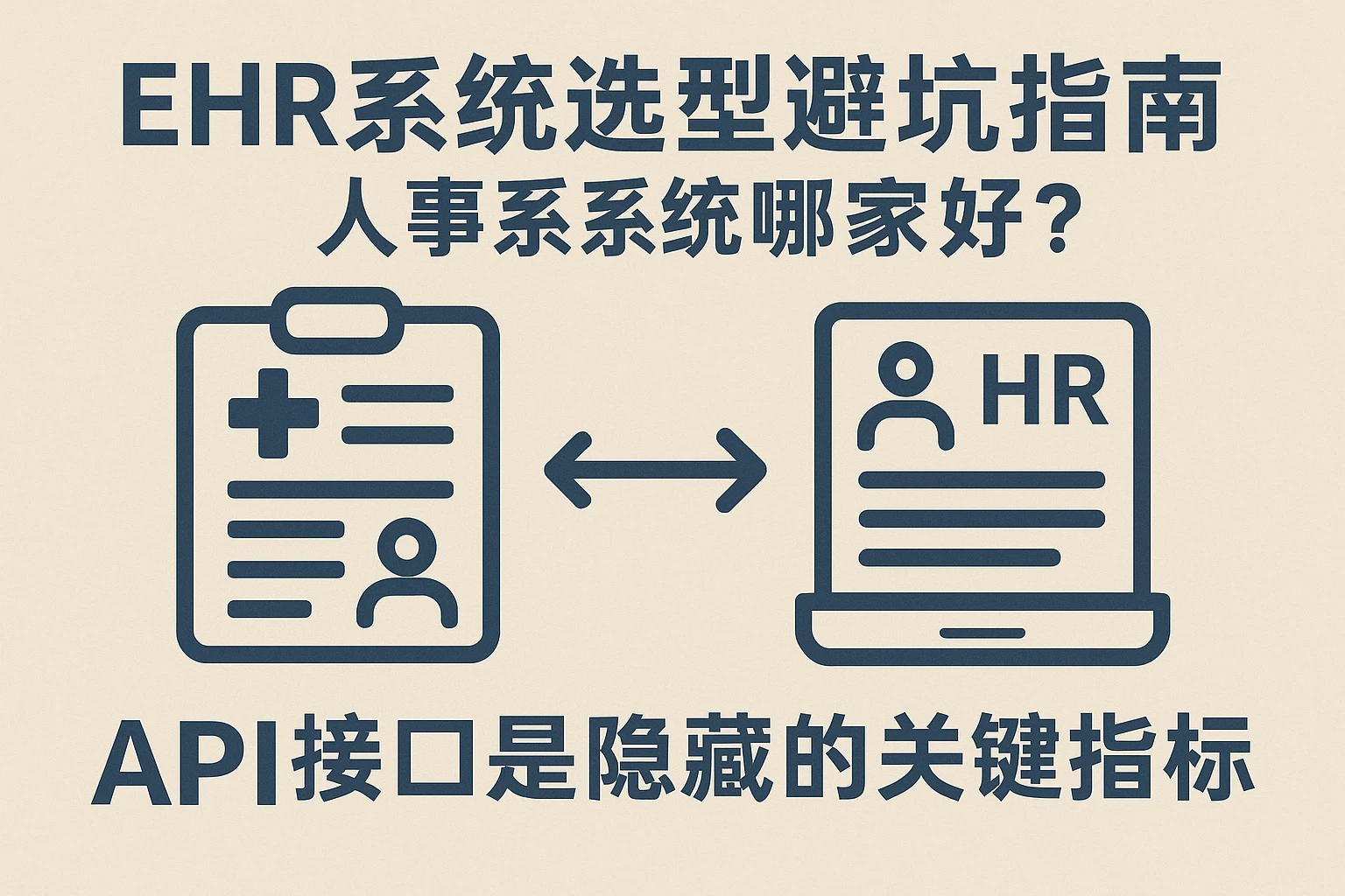 EHR系统选型避坑指南：人事系统哪家好？API接口是隐藏的关键指标