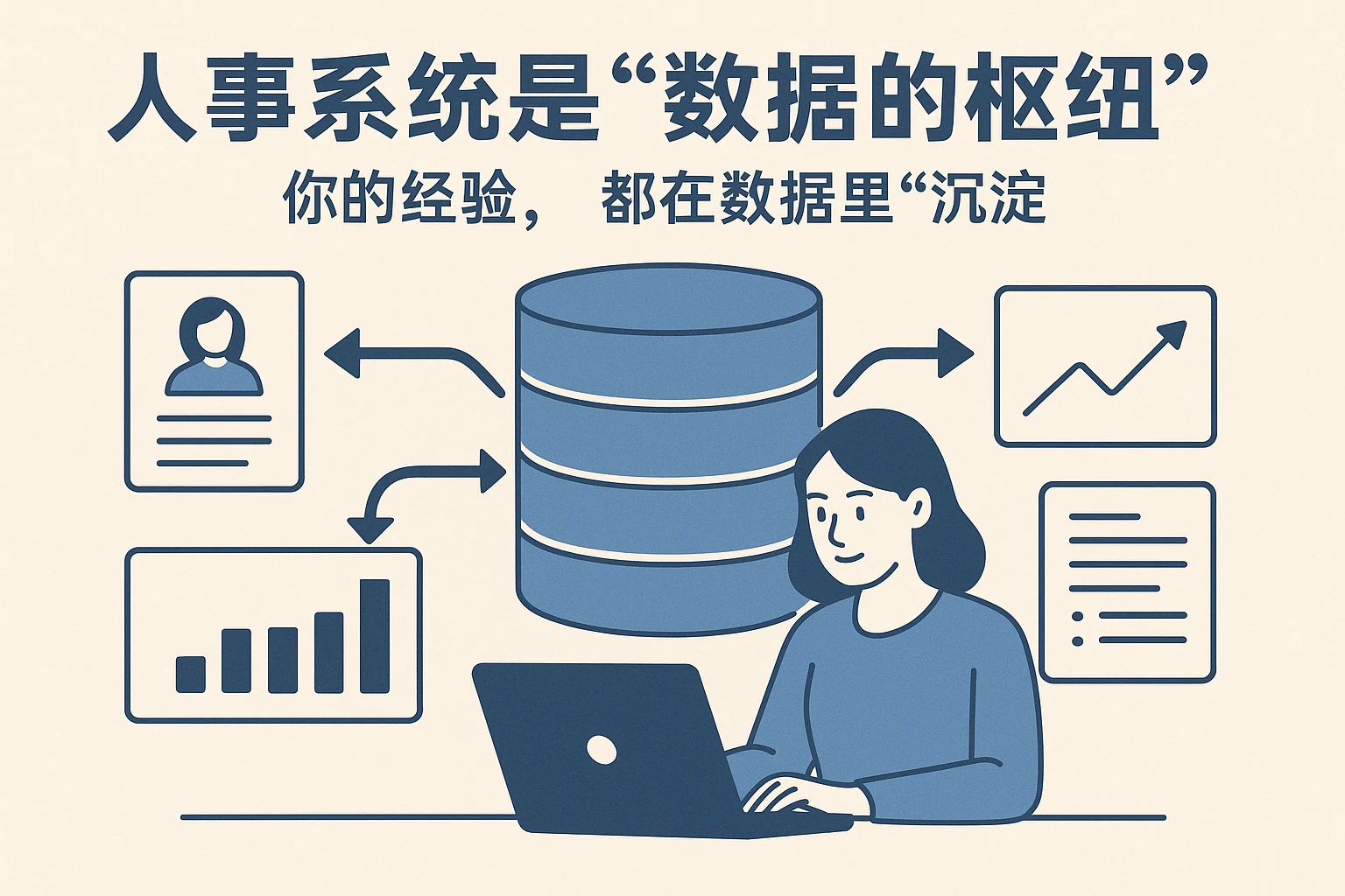 2. 人事系统是“数据的枢纽”：你的经验，都在数据里“沉淀”