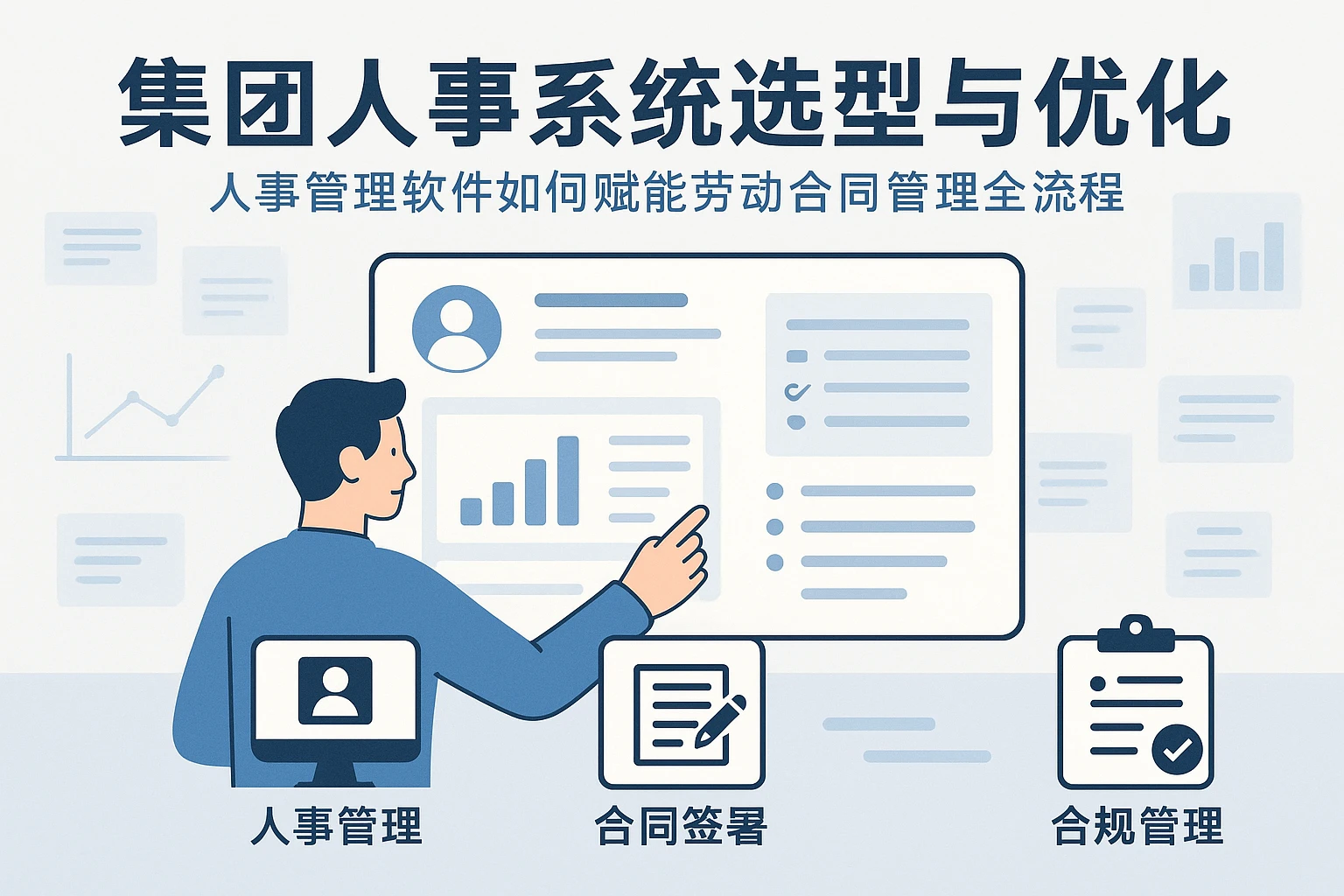 集团人事系统选型与优化：人事管理软件如何赋能劳动合同管理全流程