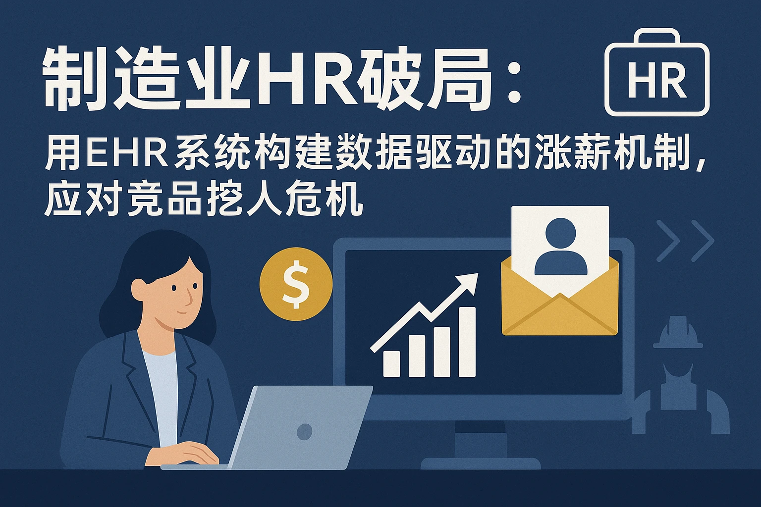 制造业HR破局：用EHR系统构建数据驱动的涨薪机制，应对竞品挖人危机
