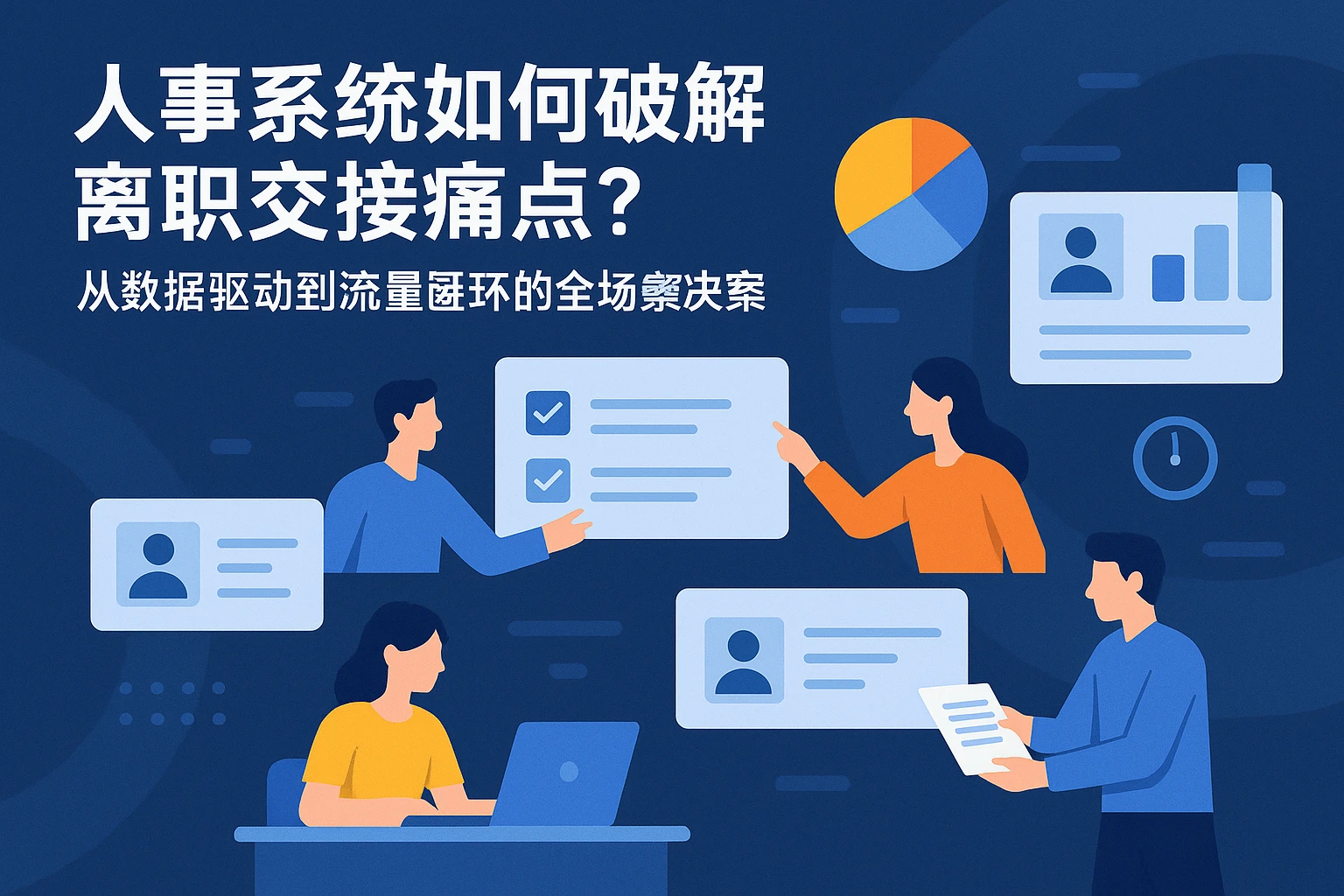 人事系统如何破解离职交接痛点？从数据驱动到流程闭环的全场景解决方案