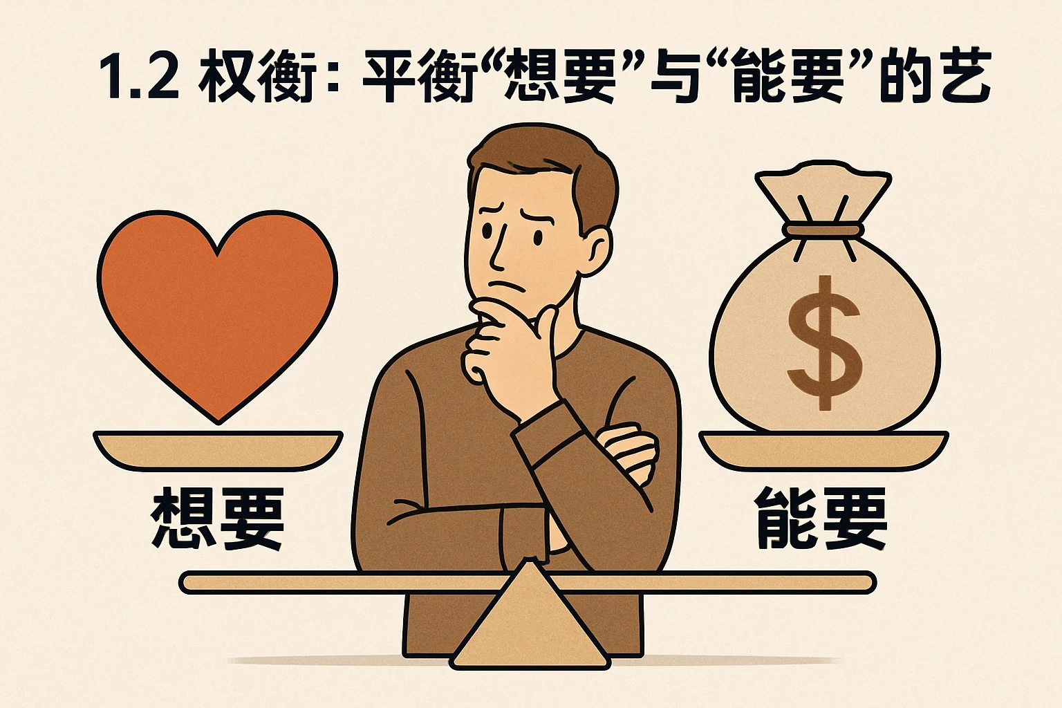 1.2 权衡：平衡“想要”与“能要”的艺术