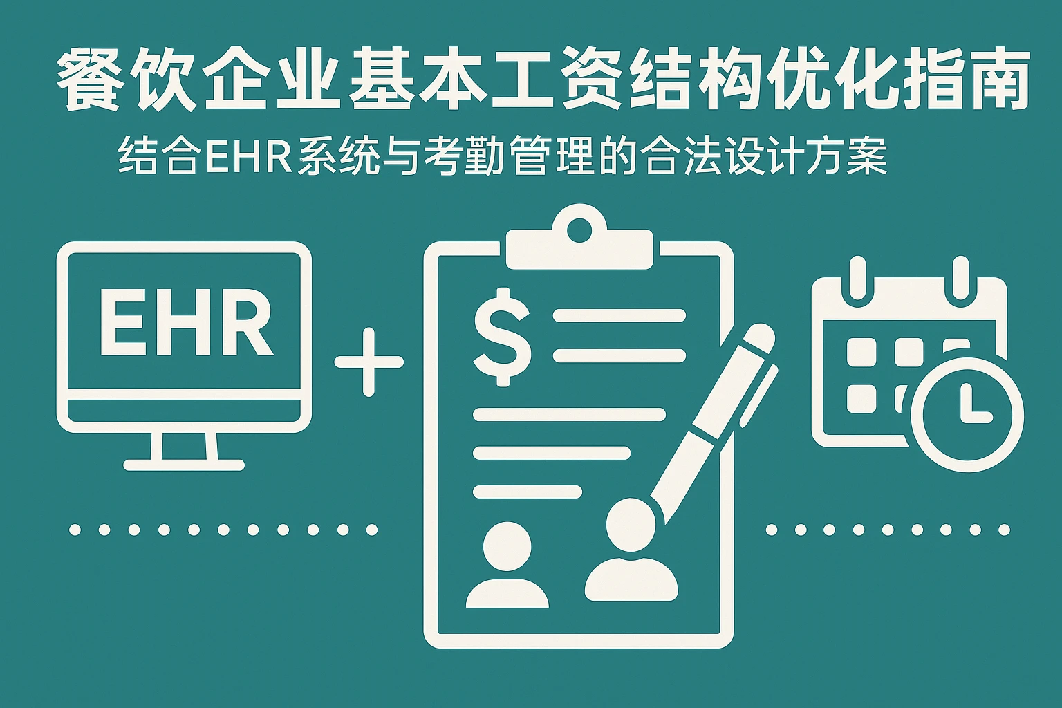 餐饮企业基本工资结构优化指南：结合EHR系统与考勤管理的合法设计方案