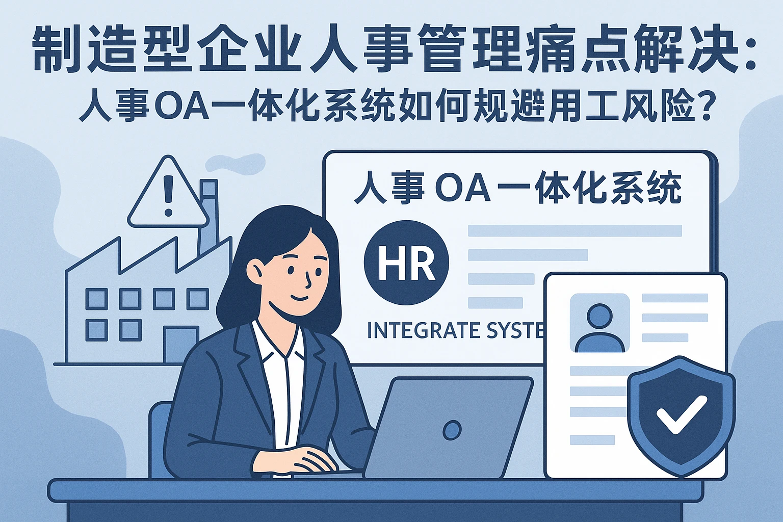 制造型企业人事管理痛点解决：人事OA一体化系统如何规避用工风险？