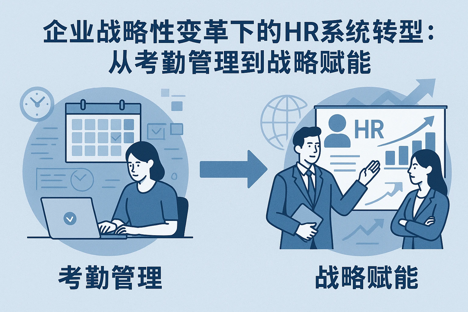 企业战略性变革下的HR系统转型：从考勤管理到战略赋能