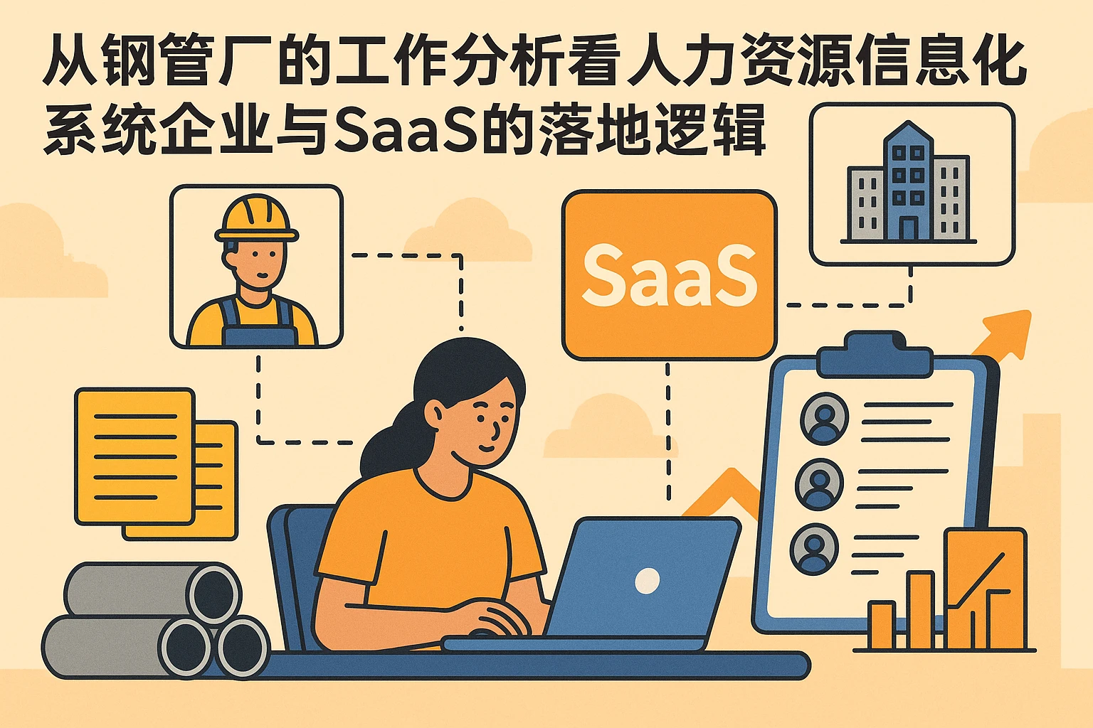 从钢管厂的工作分析看人力资源信息化系统：连锁企业与SaaS的落地逻辑