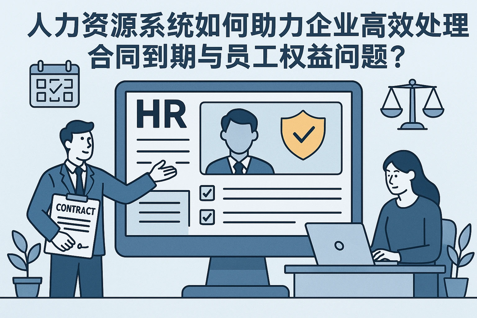 人力资源系统如何助力企业高效处理合同到期与员工权益问题？