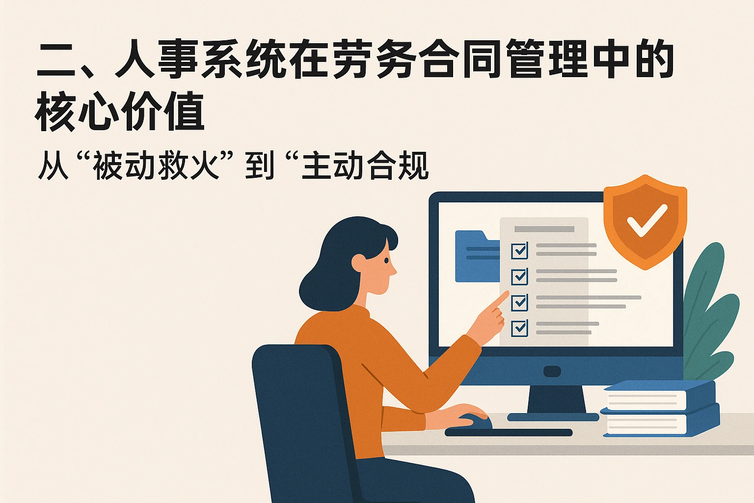 二、人事系统在劳务合同管理中的核心价值：从“被动救火”到“主动合规”