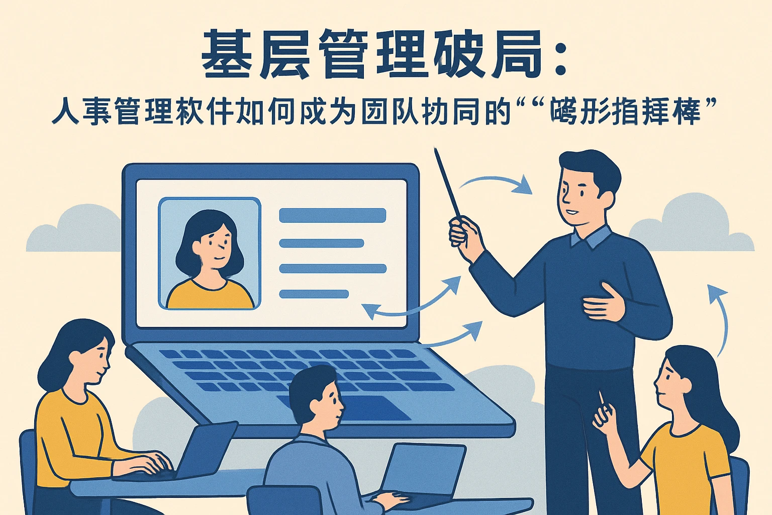 基层管理破局：人事管理软件如何成为团队协同的“隐形指挥棒”