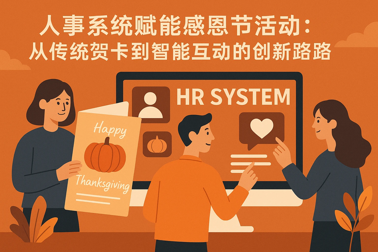 人事系统赋能感恩节活动：从传统贺卡到智能互动的创新路径