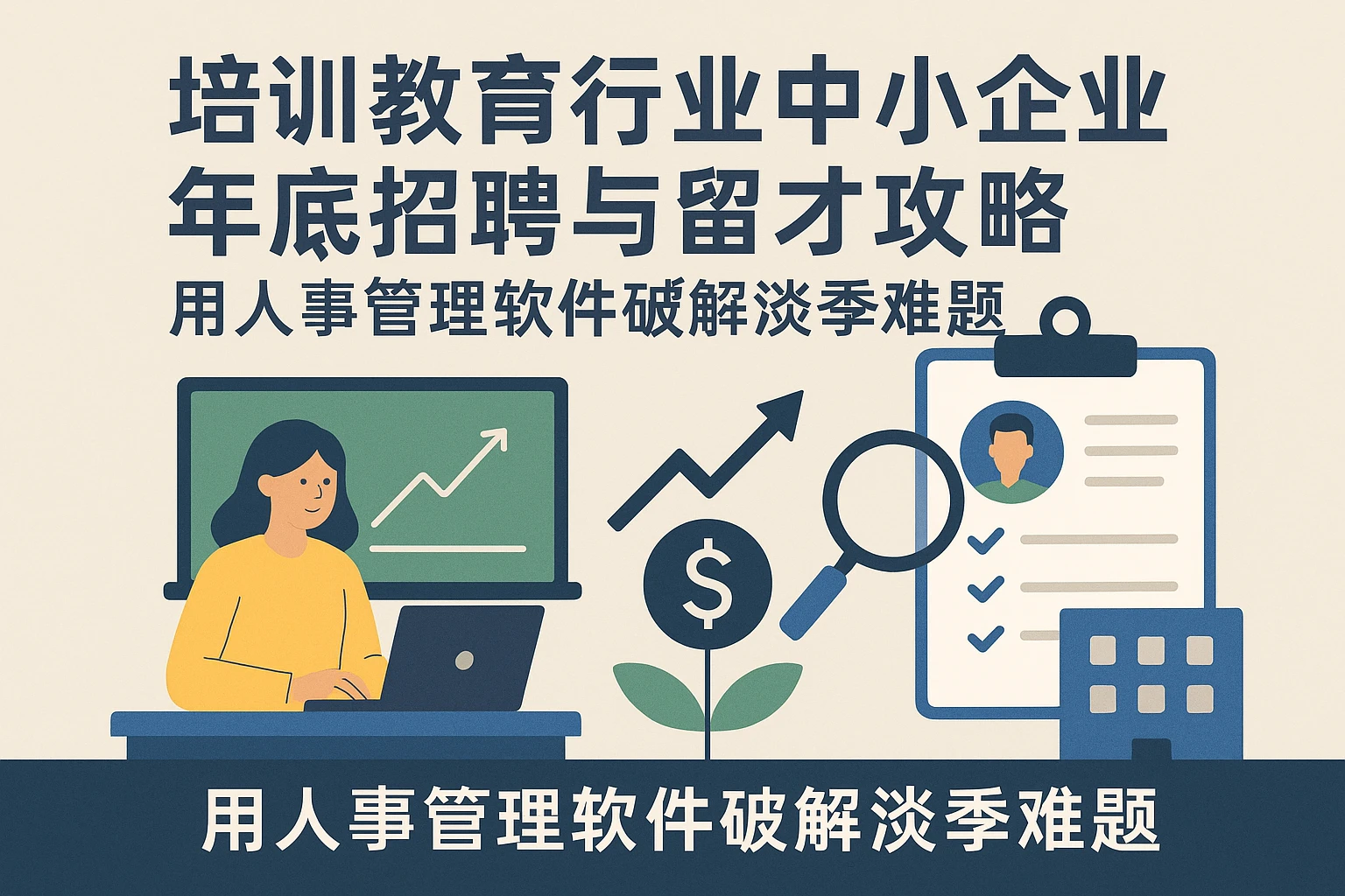 培训教育行业中小企业年底招聘与留才攻略：用人事管理软件破解淡季难题