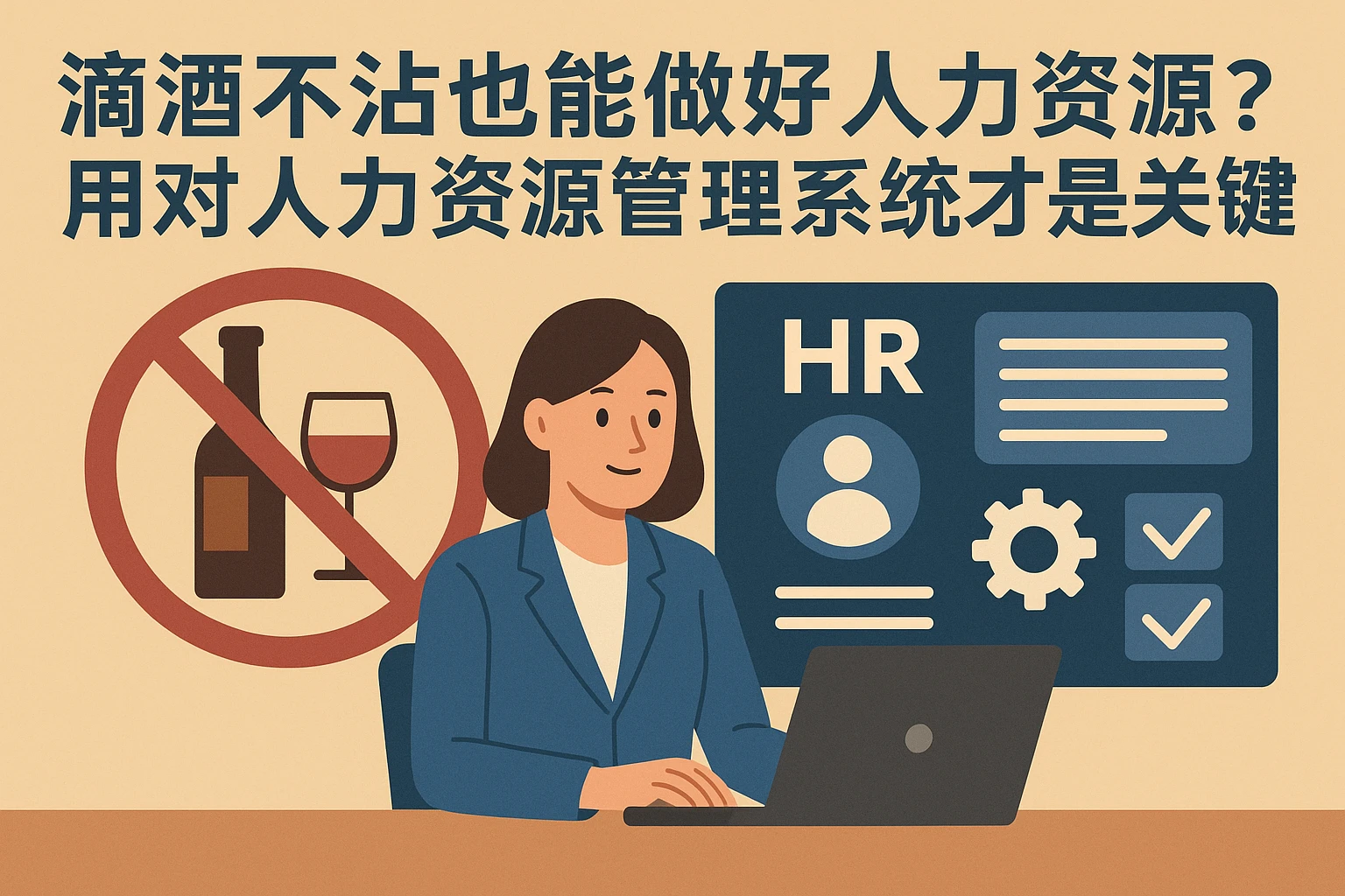 滴酒不沾也能做好人力资源？用对人力资源管理系统才是关键