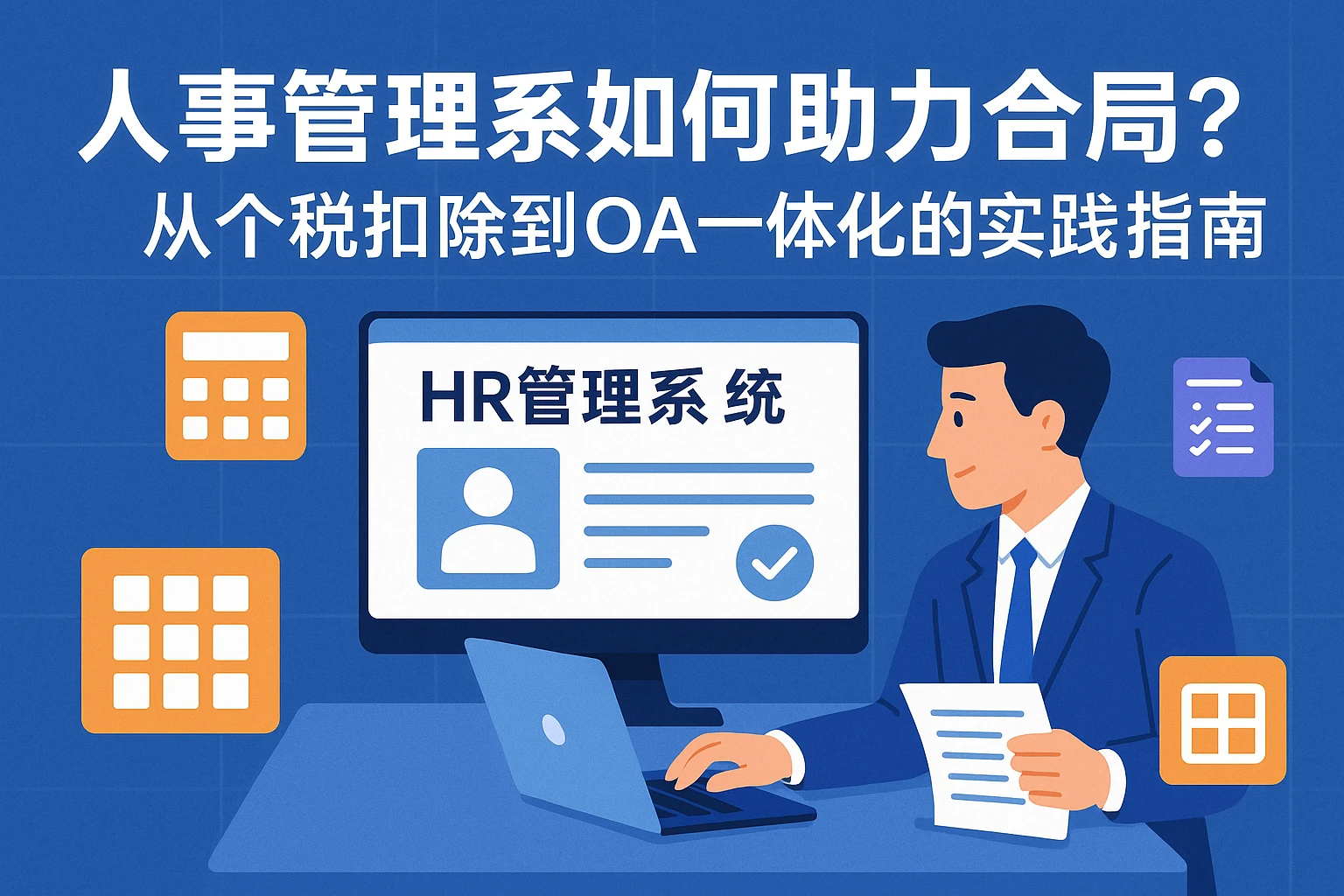 人事管理系统如何助力企业合规？从个税扣除到OA一体化的实践指南