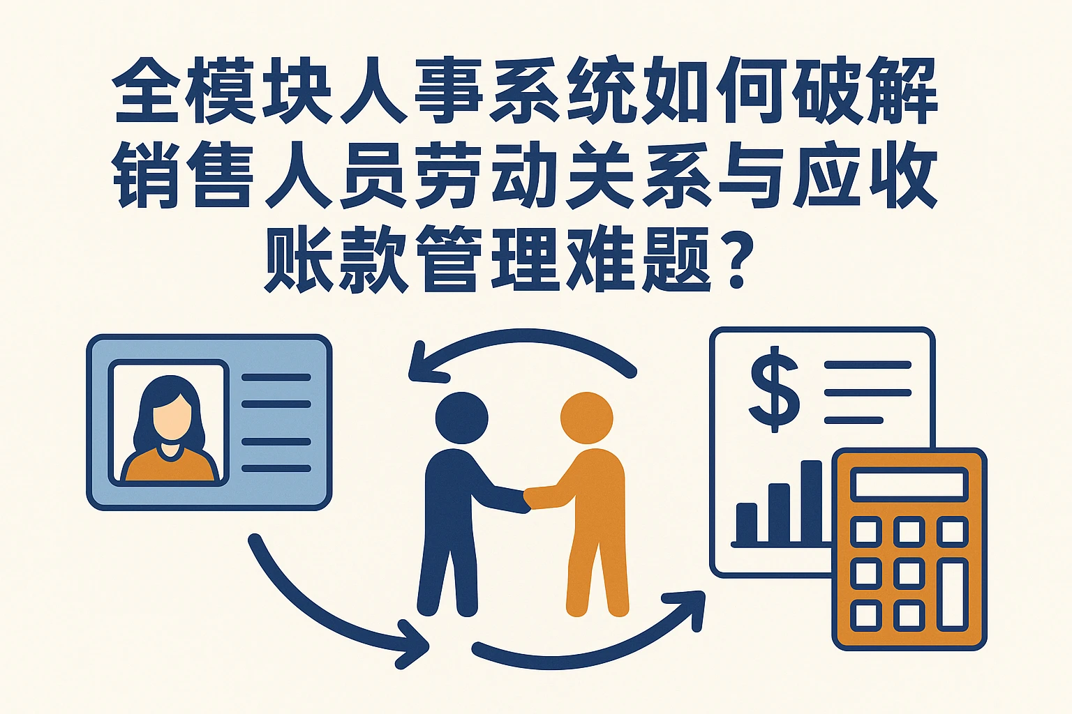 全模块人事系统如何破解销售人员劳动关系与应收账款管理难题？