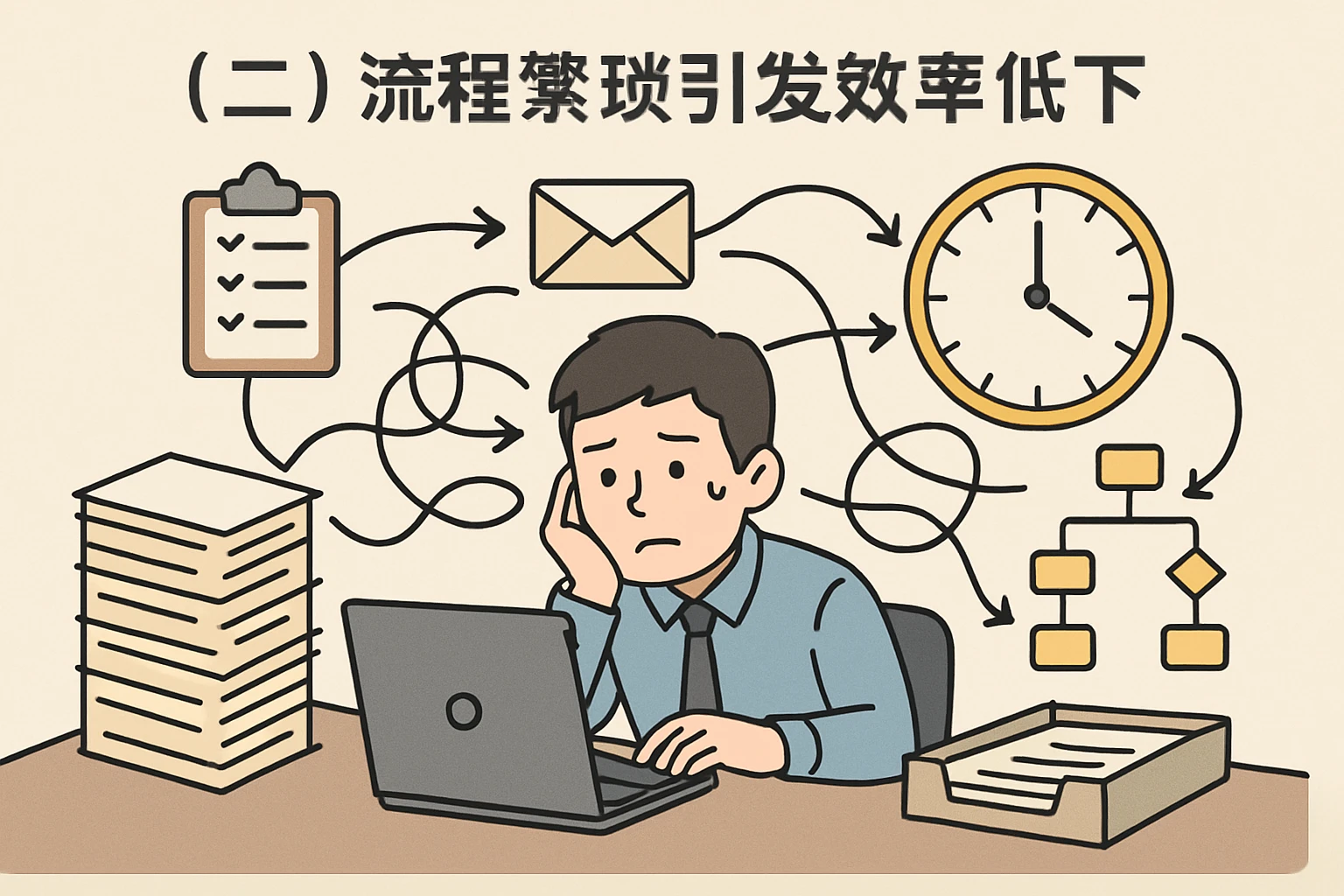 （二）流程繁琐引发效率低下