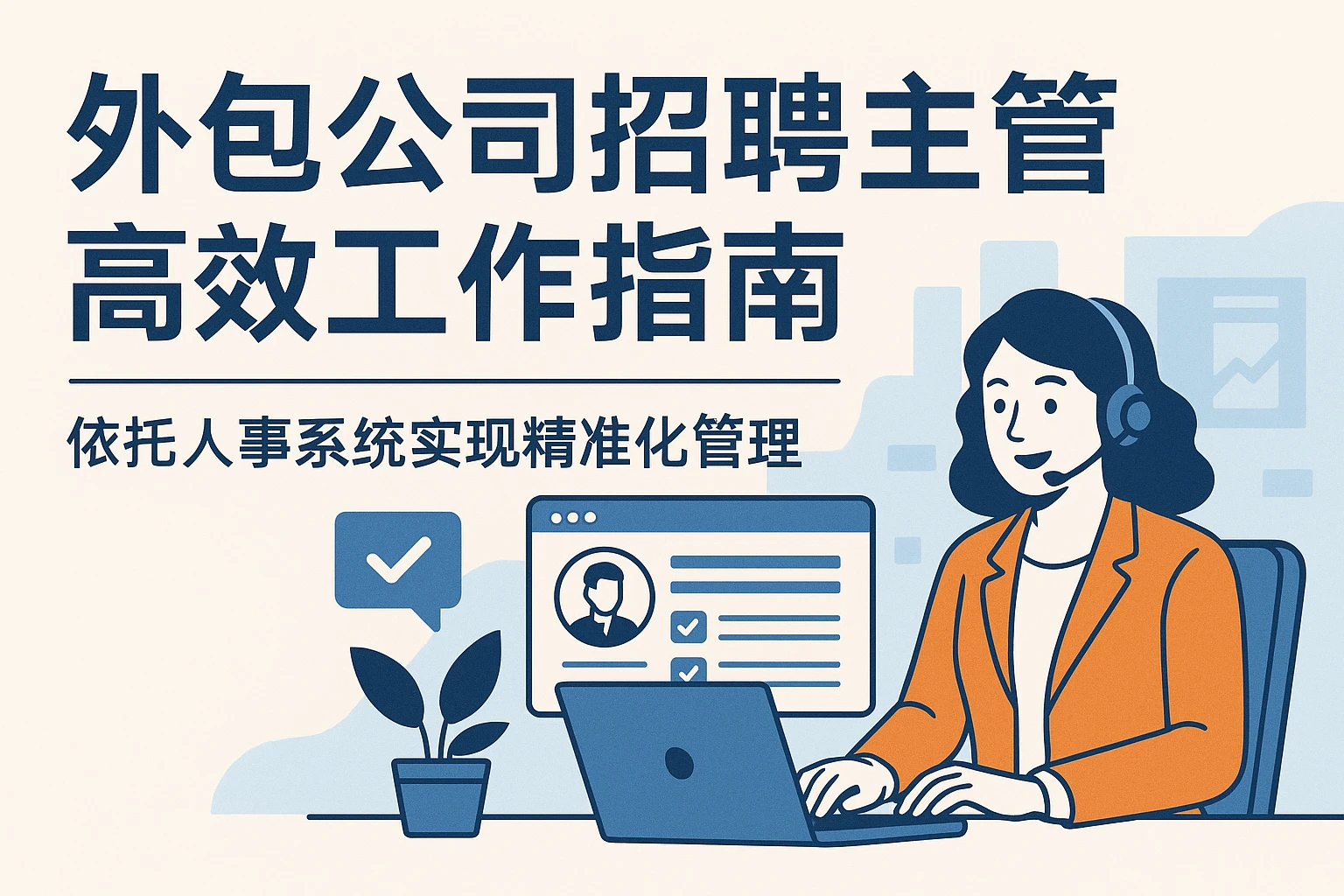 外包公司招聘主管高效工作指南：依托人事系统实现精准化管理