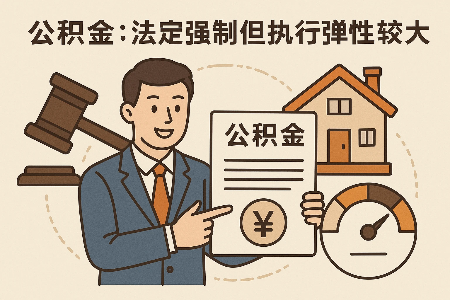 2. 公积金：法定强制但执行弹性较大
