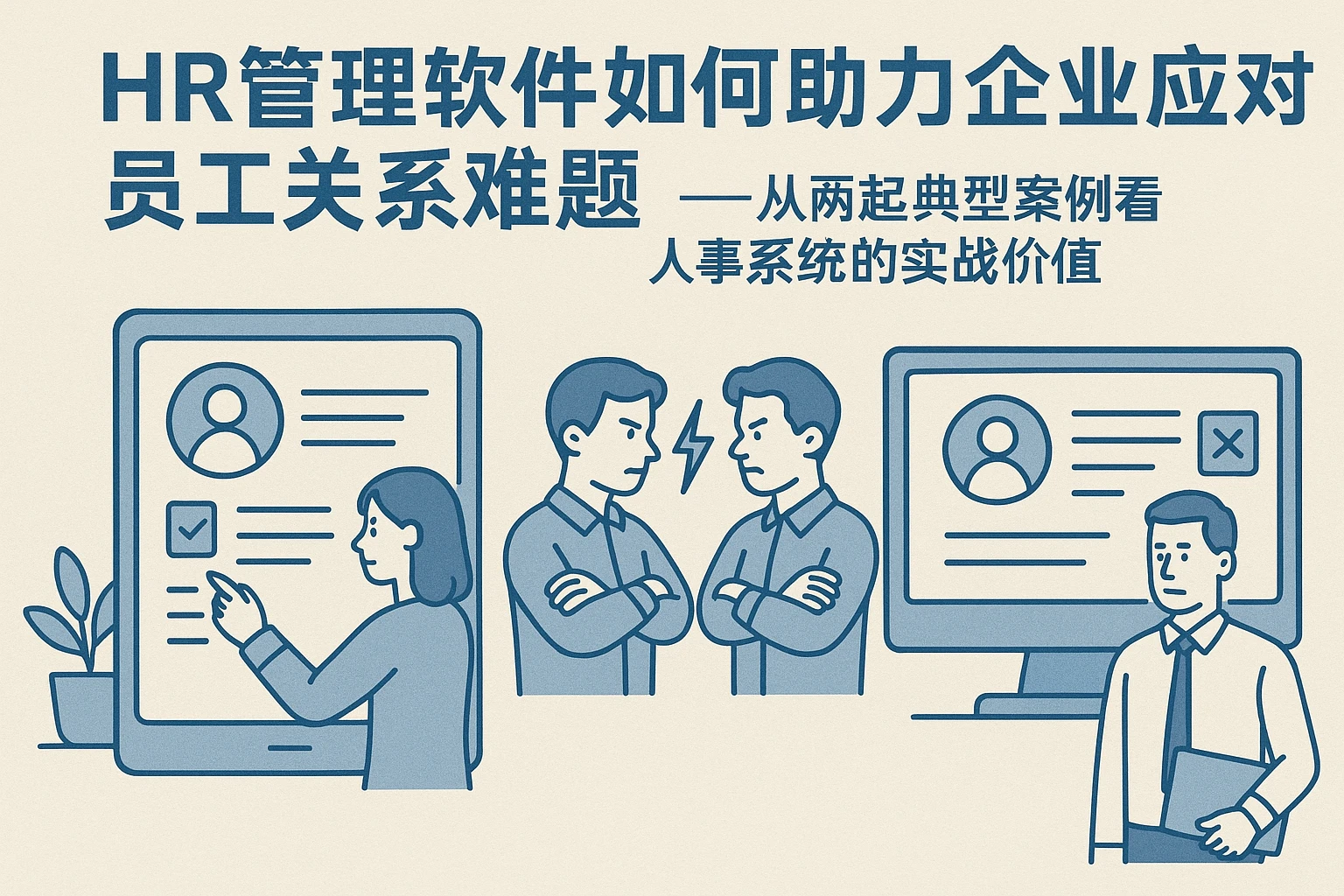 HR管理软件如何助力企业应对员工关系难题——从两起典型案例看人事系统的实战价值
