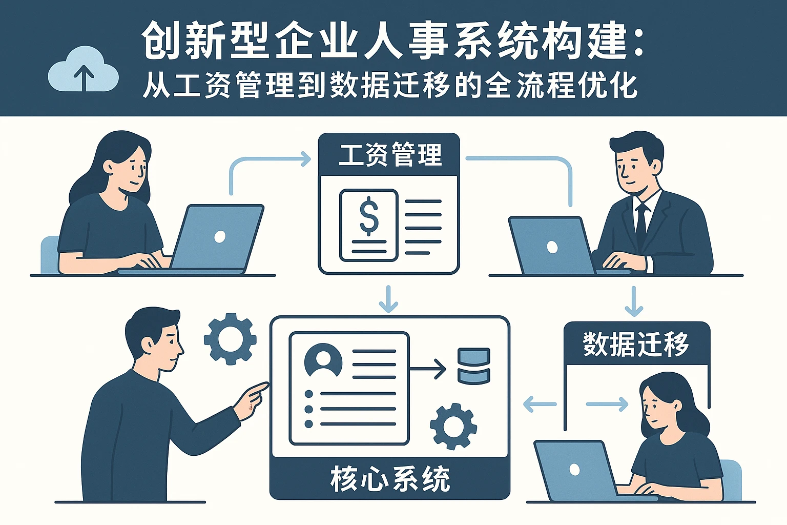 创新型企业人事系统构建：从工资管理到数据迁移的全流程优化