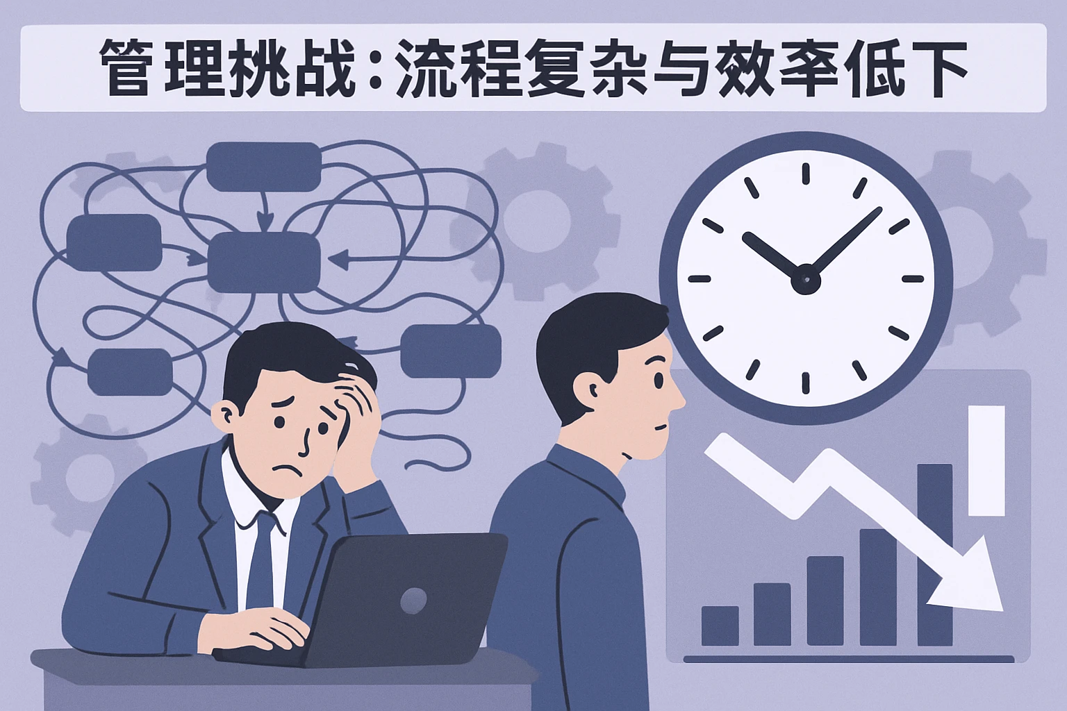 2. 管理挑战：流程复杂与效率低下