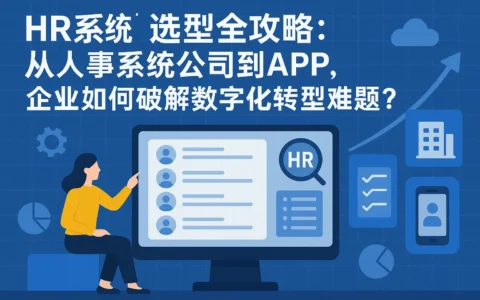 HR系统选型全攻略：从人事系统公司到APP，企业如何破解数字化转型难题？