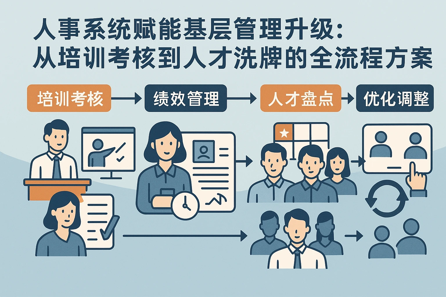人事系统赋能基层管理升级：从培训考核到人才洗牌的全流程解决方案