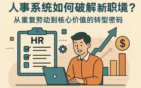 人事系统如何破解新人职场困境？从重复劳动到核心价值的转型密码