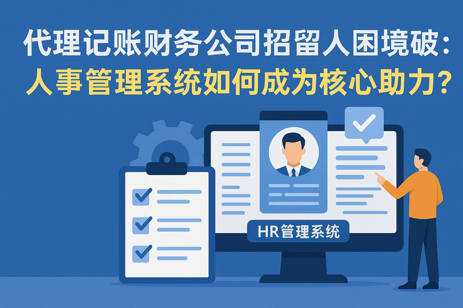 代理记账财务公司招留人困境破解：人事管理系统如何成为核心助力？