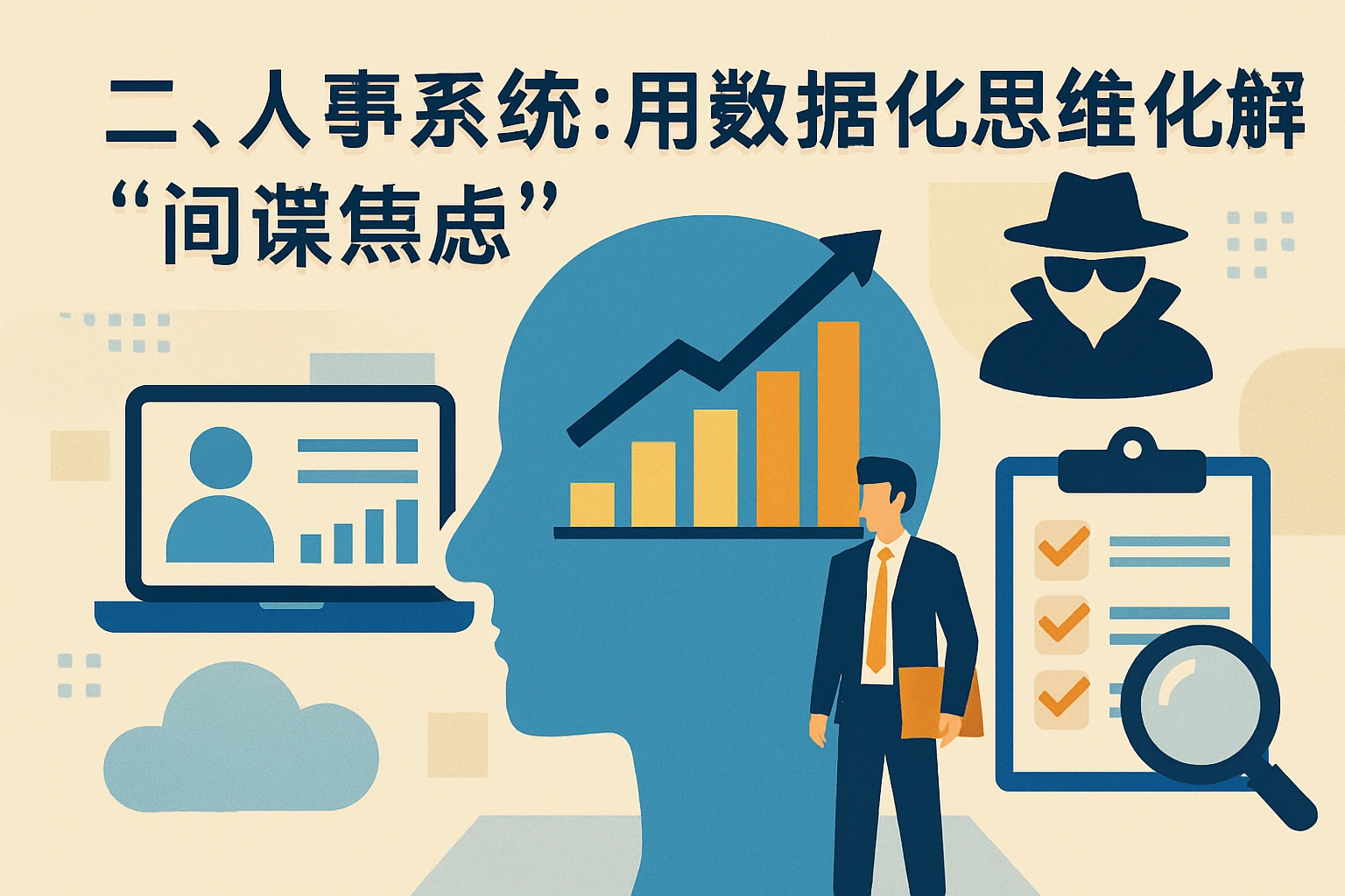 二、人事系统：用数据化思维化解“间谍焦虑”