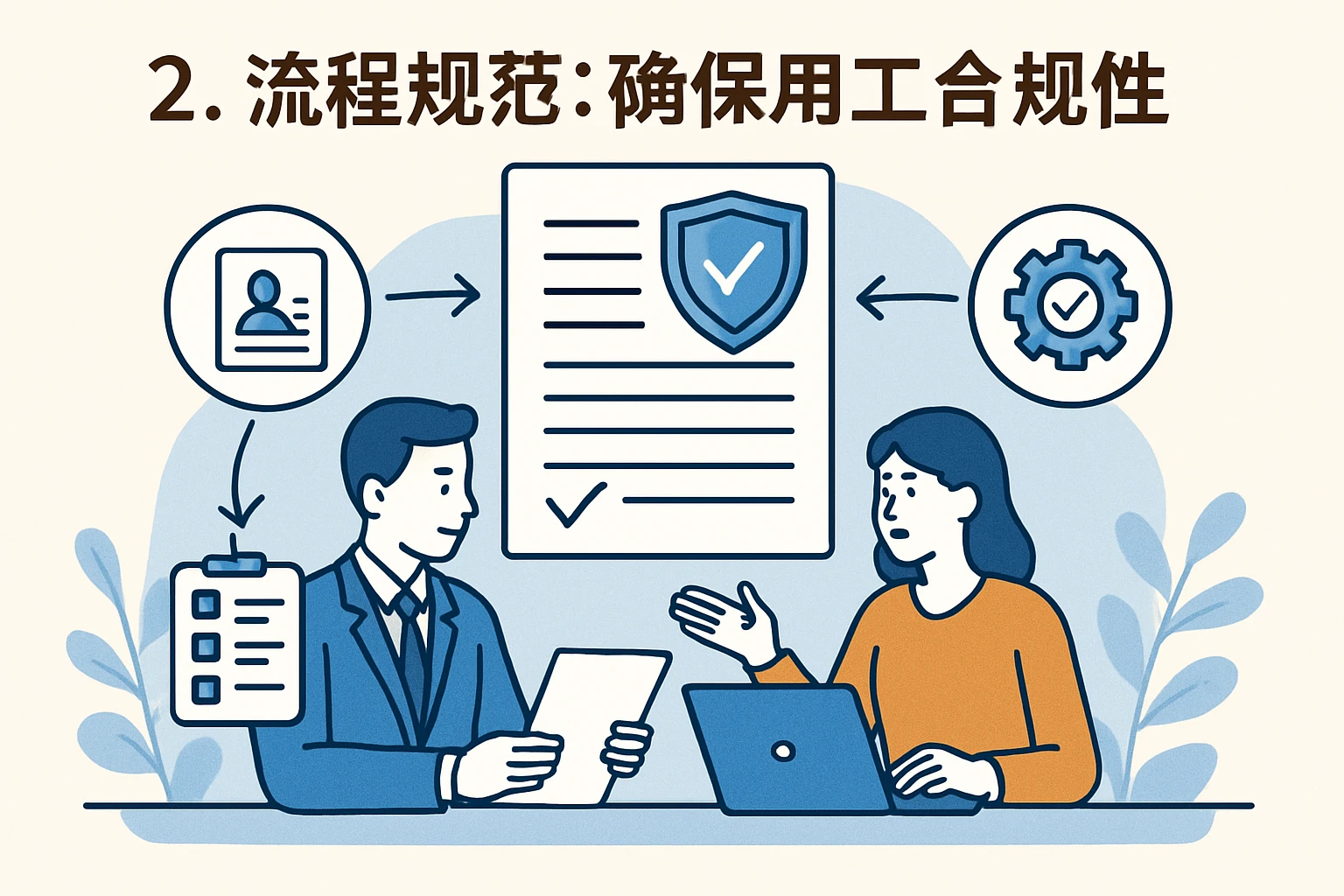 2. 流程规范：确保用工合规性