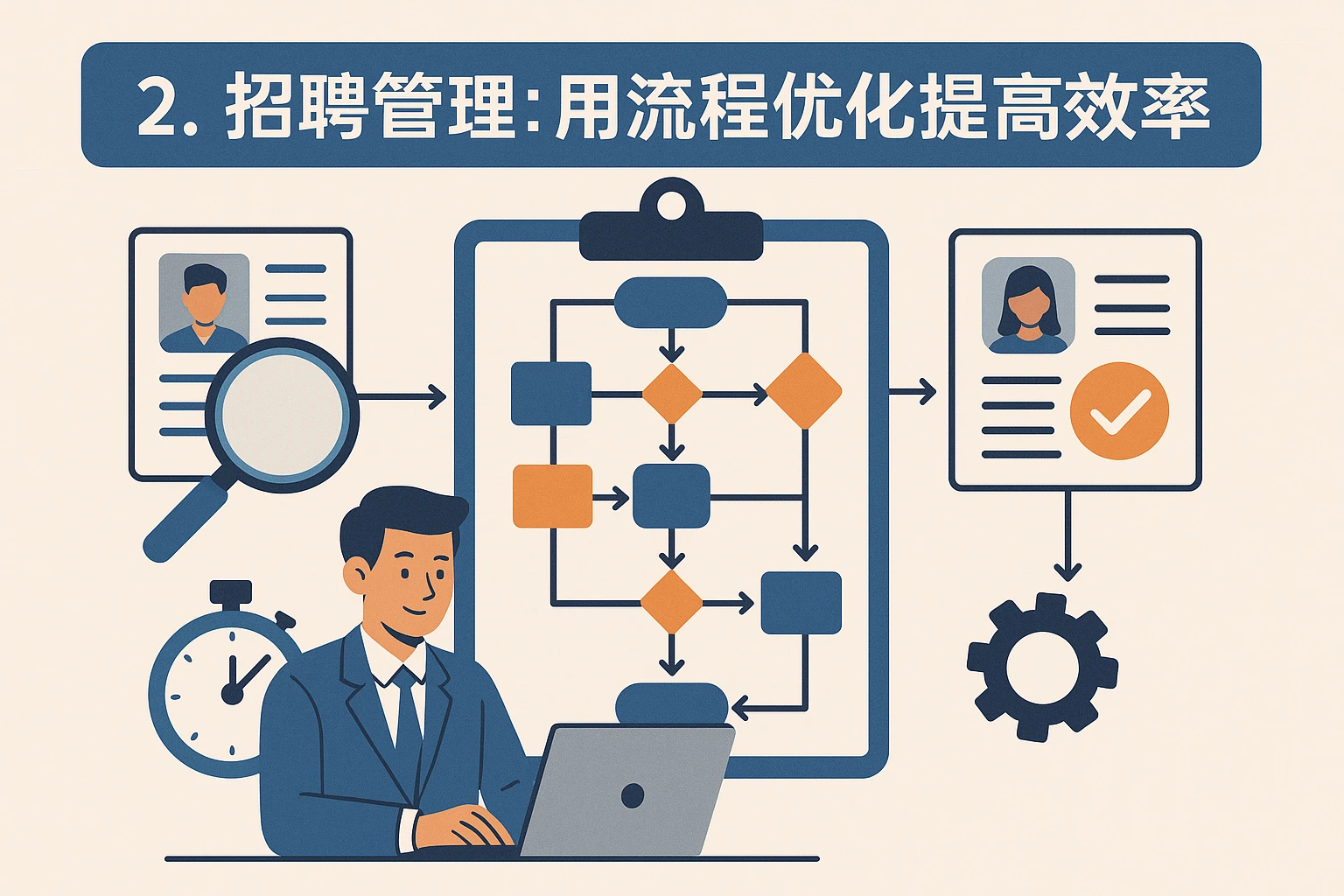 2. 招聘管理：用流程优化提高效率
