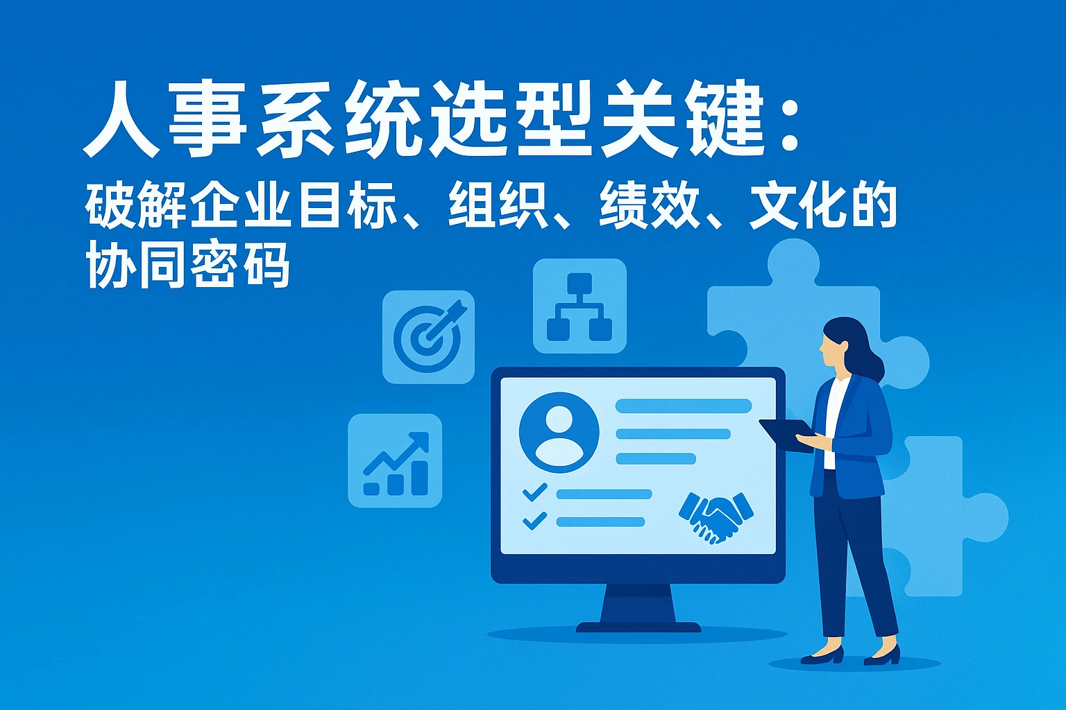 人事系统选型关键：破解企业目标、组织、绩效、文化的协同密码