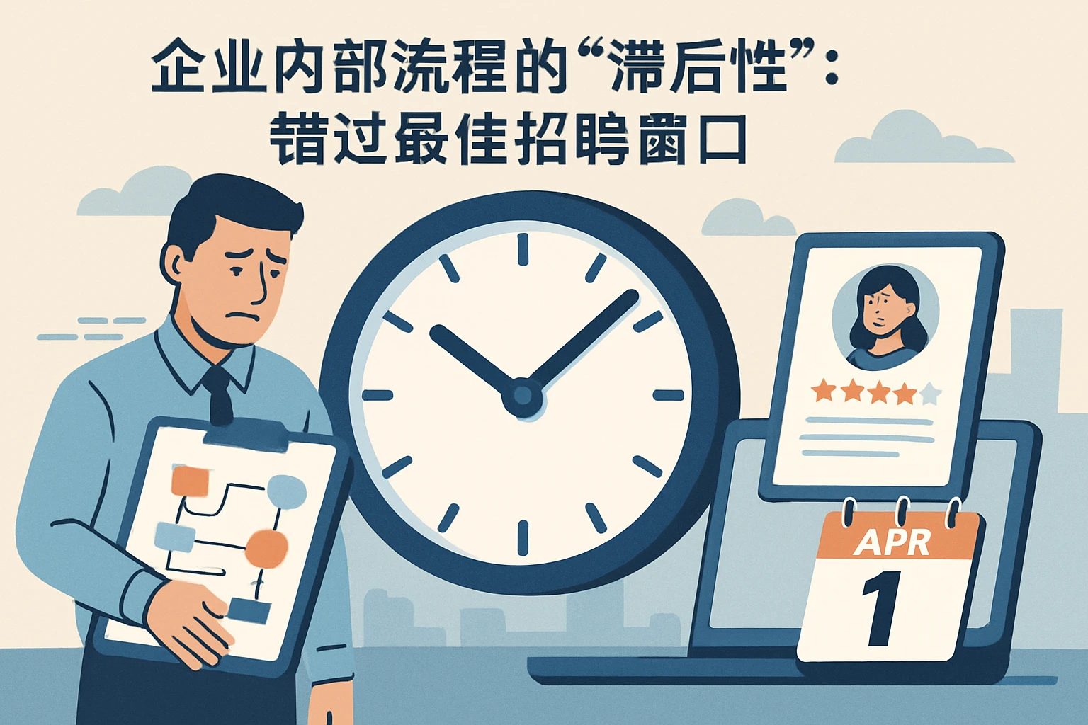 2. 企业内部流程的“滞后性”：错过最佳招聘窗口