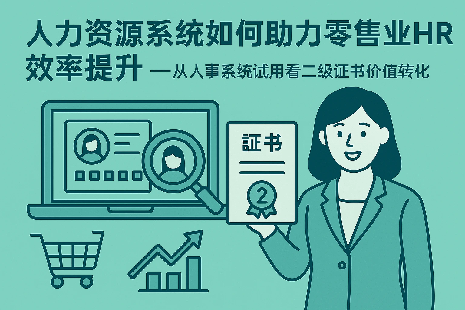 人力资源系统如何助力零售业HR效率提升——从人事系统试用看二级证书价值转化