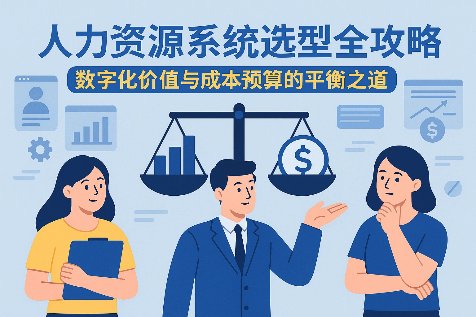 人力资源系统选型全攻略：数字化价值与成本预算的平衡之道