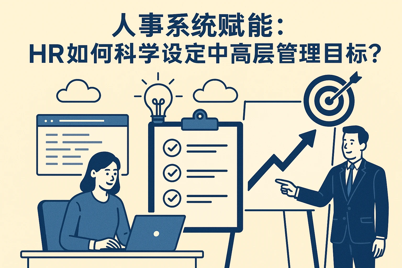 人事系统赋能：HR如何科学设定中高层管理者愿景目标？