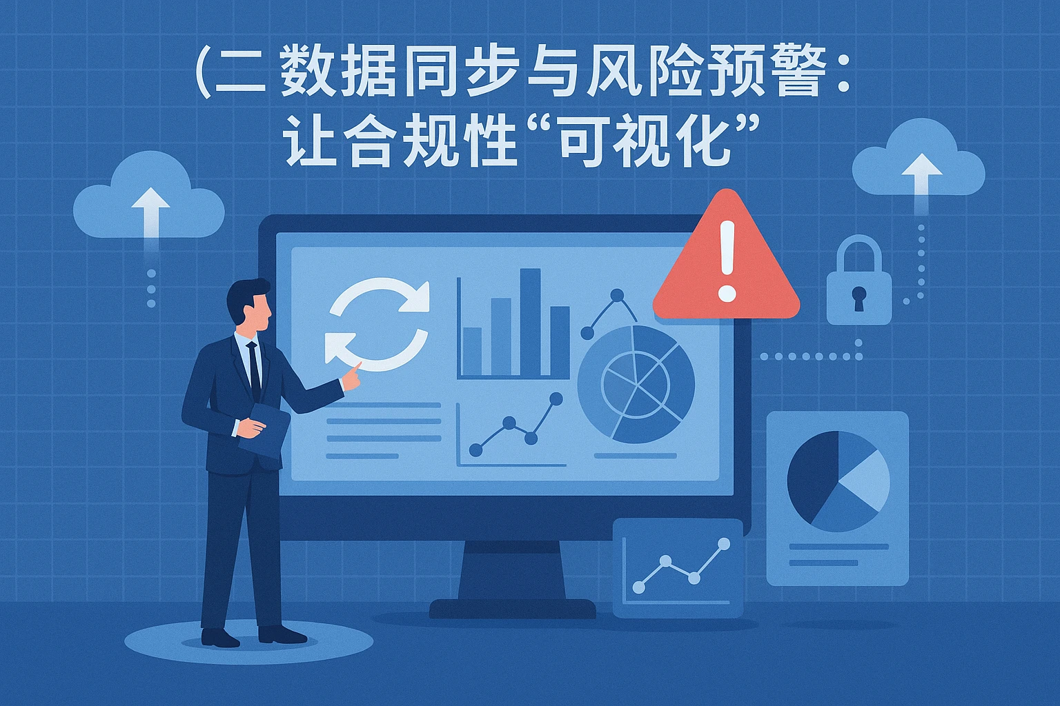 （二）数据同步与风险预警：让合规性“可视化”