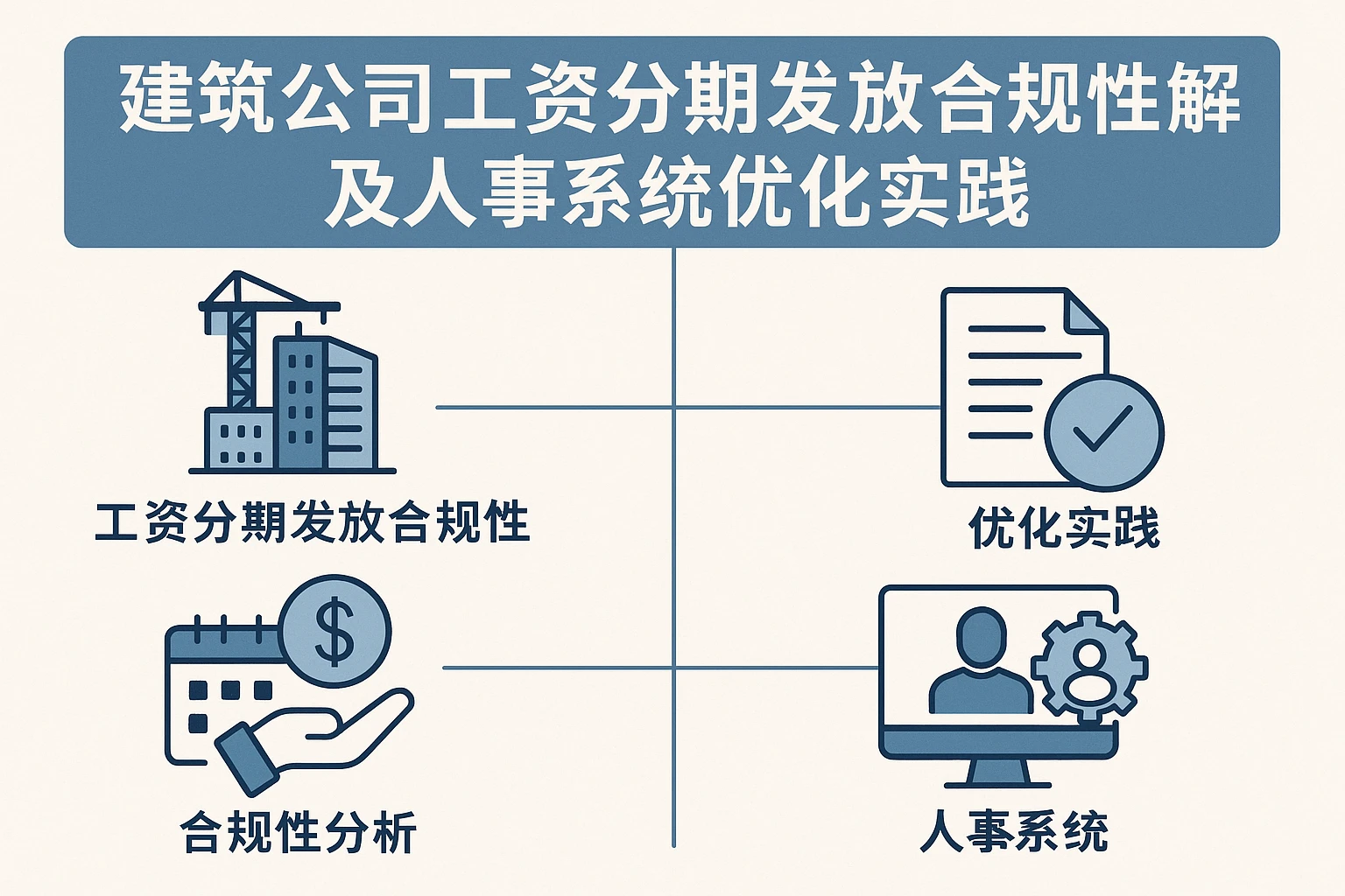 建筑公司工资分期发放合规性解析及人事系统优化实践
