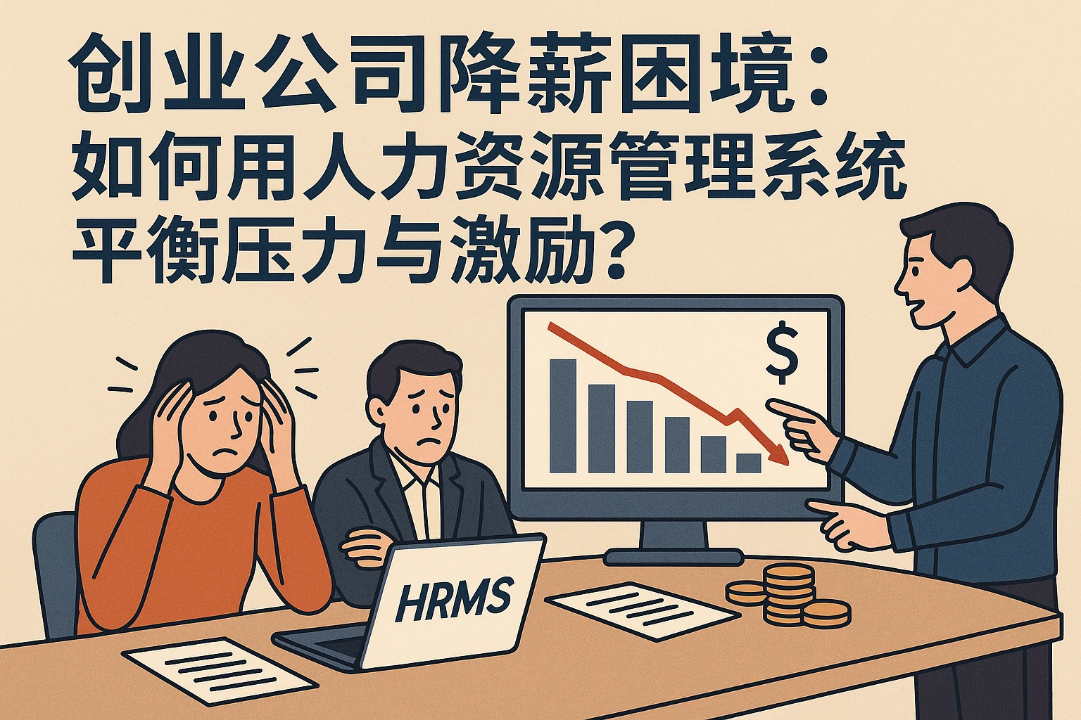 创业公司降薪困境：如何用人力资源管理系统平衡压力与激励？