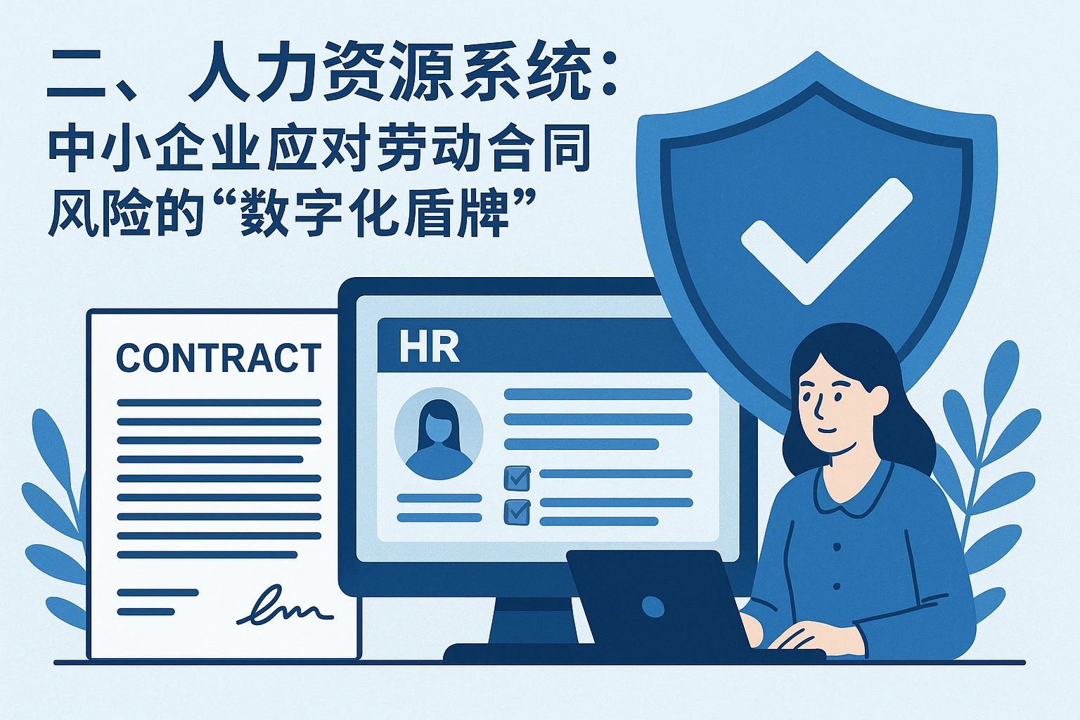 二、人力资源系统：中小企业应对劳动合同风险的“数字化盾牌”