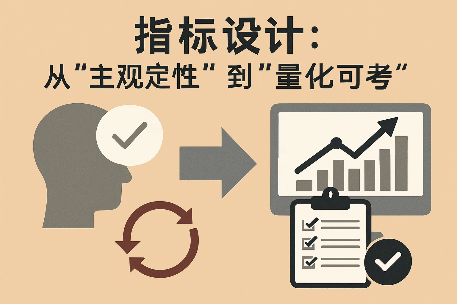 2. 指标设计：从“主观定性”到“量化可考”